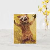 Ik wil je gezicht eraf eten kaart (Gele Bloem)