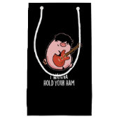 Ik wil je ham Funny Pig Donk BG vasthouden Klein Cadeauzakje (Voorkant)