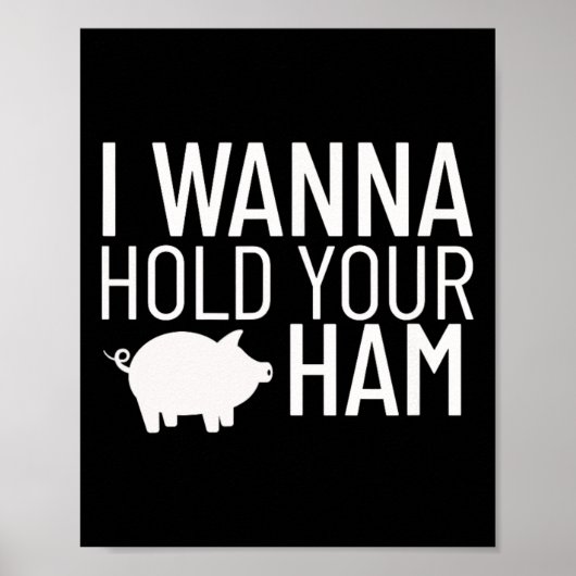 Ik wil je ham vasthouden poster (Voorkant)