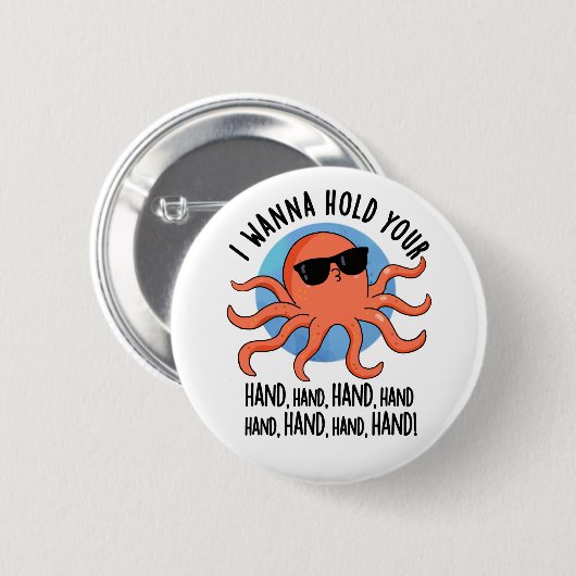 Ik wil je hand houden... ronde button 5,7 cm (Voorkant /achterkant)