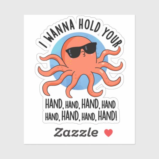 Ik wil je hand houden... sticker (Vel)