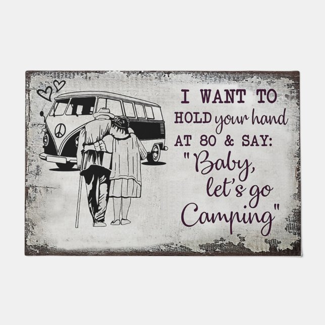 Ik wil je hand vasthouden bij 80 liefde deurmat (Voorkant)