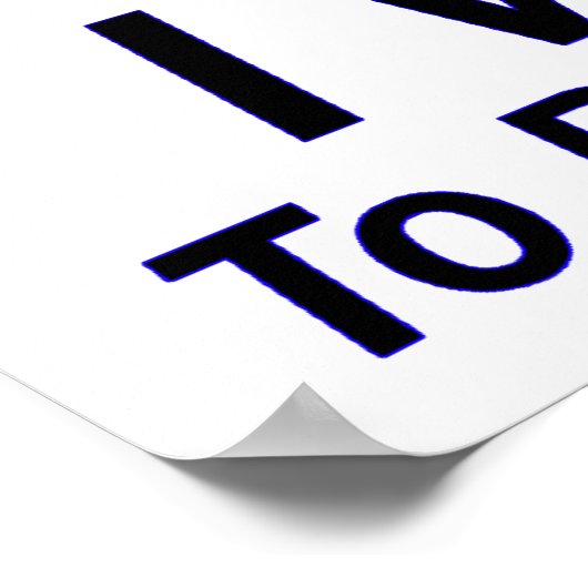 Ik wil je: ik koop een echt Poster dollar (Hoek)