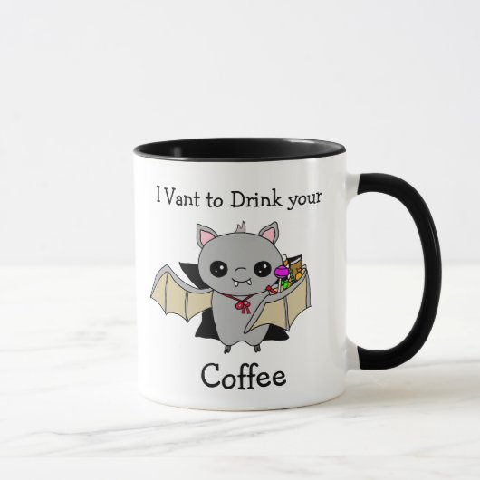 Ik wil je koffie Drinken Mok (Rechts)