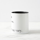 Ik wil je kussen/doden. mok (Midden)