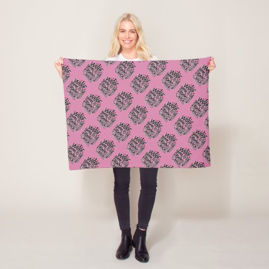 Ik wil je naar de maan en terug fleece deken (In situ)