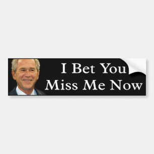 Ik wil je nu laten missen bumpersticker