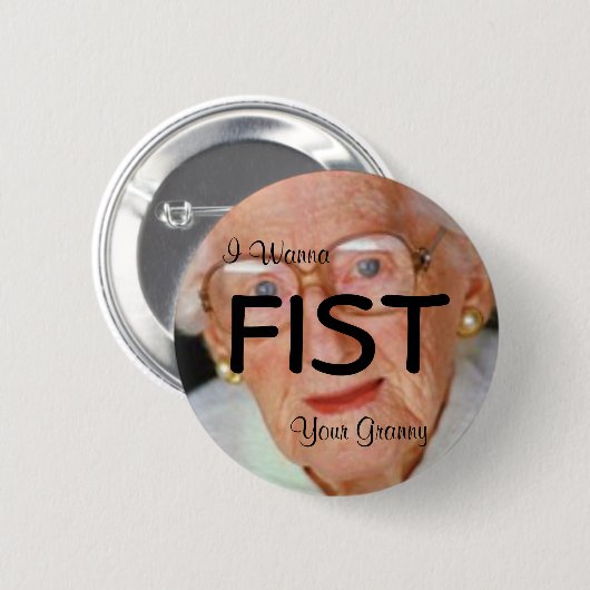 Ik wil je oma Button aanbieden (Voorkant /achterkant)