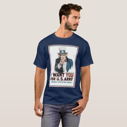 Ik wil je oom Sam T-shirt (Voorkant volledig)