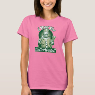 Ik wil je! St Patrick's Day Shirt - Gepersonalisee