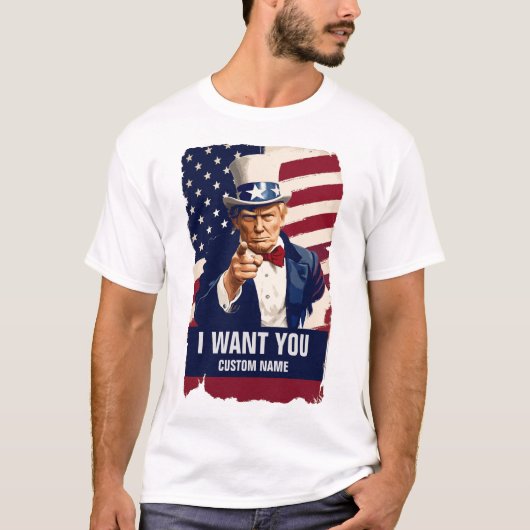 Ik wil je Trump T-shirt (Voorkant)