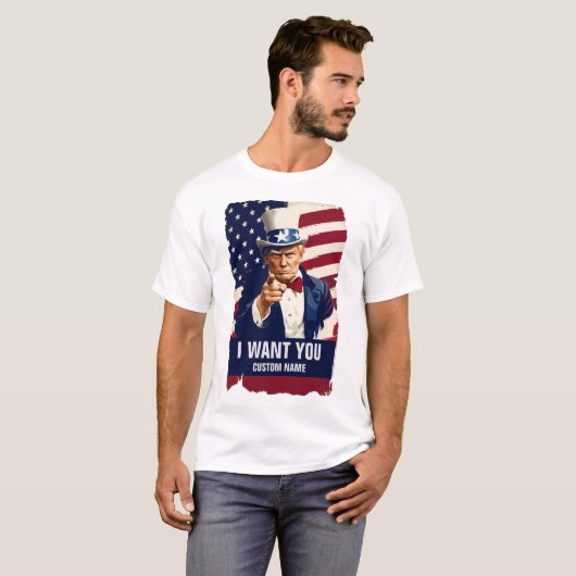 Ik wil je Trump T-shirt (Voorkant volledig)