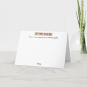  - Ik wil je, Valentijn, Feestdagen Kaart (Achterkant)