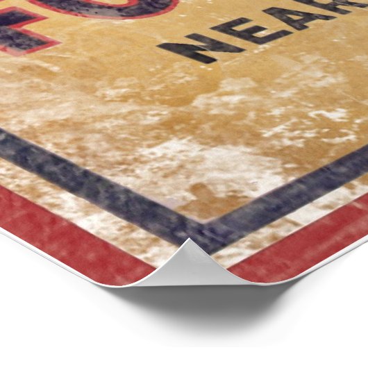 Ik wil je voor het Amerikaanse leger Poster (Hoek)