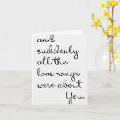 IK WIL **JIJ IN MIJN ARMEN** OP ONS **JUBILEUM** KAART (Gele Bloem)