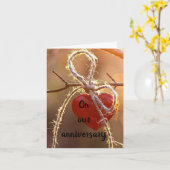 IK WIL **JIJ IN MIJN ARMEN** OP ONS **JUBILEUM** KAART (Gele Bloem)