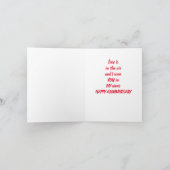 IK WIL **JIJ IN MIJN ARMEN** OP ONS **JUBILEUM** KAART (Binnen)