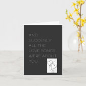 IK WIL **JIJ IN MIJN ARMEN** OP ONS **JUBILEUM** KAART (Gele Bloem)