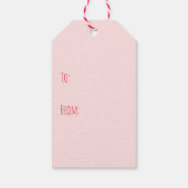 Ik wil jullie Amerikaanse Bulldog Kiss Marks Cadeaulabel (Achterkant)