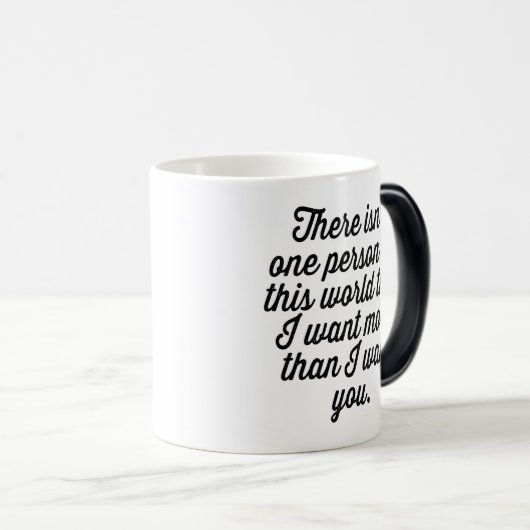 "Ik wil jullie" Speciaal design van liefdescitaten Magische Mok (Voorkant rechts)