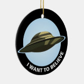 Ik wil keramische versiering geloven keramisch ornament (Rechts)