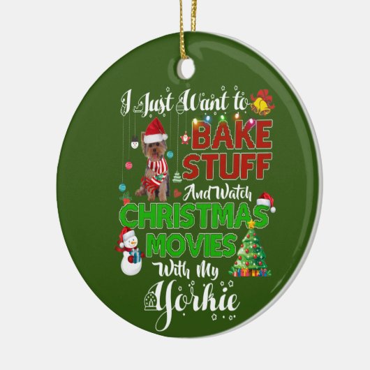 Ik wil kerstfilms bekijken met mijn geur keramisch ornament (Links)