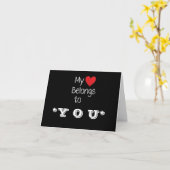 **IK WIL KERSTMIS MET JE DOORBRENGEN** KAART (Gele Bloem)