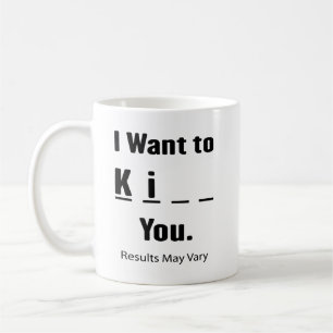 Ik wil Ki___ De resultaten kunnen afwijken Koffiemok