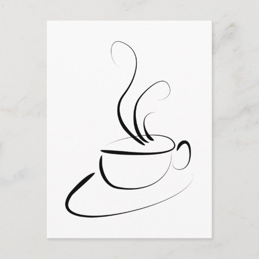 Ik wil koffie briefkaart (Voorkant)