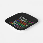 Ik wil letterlijk mijn belastinggeld papieren bordje (Gebogen)