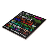 Ik wil letterlijk mijn belastinggeld tegeltje (Zijkant)