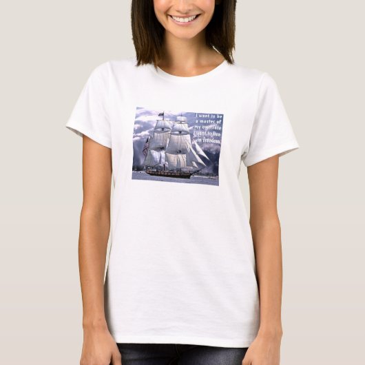 Ik wil leven in vrijheid (licht) T-Shirt (Voorkant)