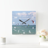 Ik wil liever graag aan boord gaan vierkante klok (Huis)