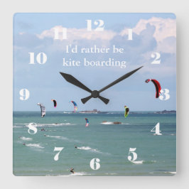 Ik wil liever graag aan boord gaan vierkante klok