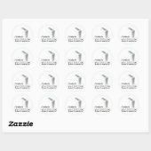 Ik wil liever reizen ronde sticker (Vel)