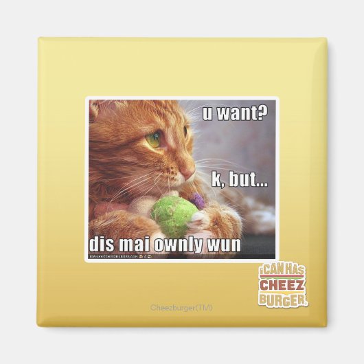 Ik wil? magneet (Voorkant)