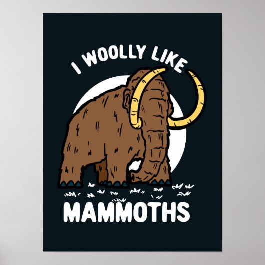 Ik wil mammoths poster (Voorkant)