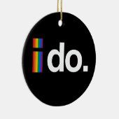 IK WIL MARRY KERAMISCH ORNAMENT (Rechts)