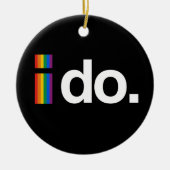 IK WIL MARRY KERAMISCH ORNAMENT (Voorkant)