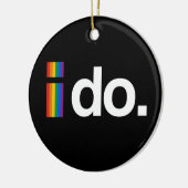 IK WIL MARRY KERAMISCH ORNAMENT (Links)