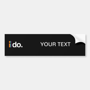 IK WIL MARRY.png Bumpersticker