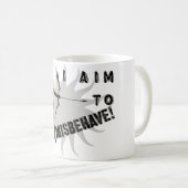 Ik wil me misdragen! koffiemok (Voorkant rechts)