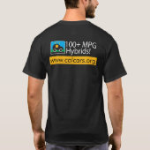 Ik wil meer dan 100 MPG T-shirt (Achterkant)