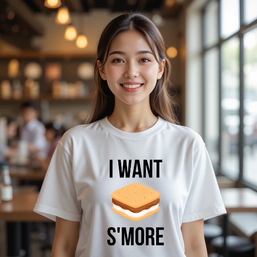Ik wil meer grappig eten t-shirt
