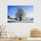Ik wil Mercy, geen offer. Matthew 9:13 Poster (Keuken)