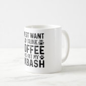 Ik wil mijn Akbash aaien Koffiemok (Voorkant rechts)