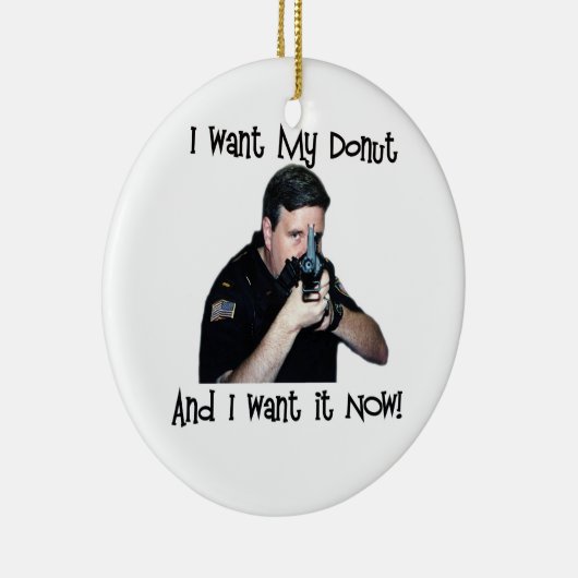 Ik wil mijn donut Ornament (Rechts)
