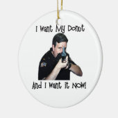 Ik wil mijn donut Ornament (Links)