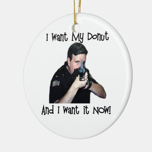 Ik wil mijn donut Ornament (Links)
