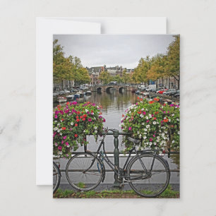 Ik wil mijn fiets in Amsterdam rijden - Briefkaart